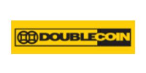 A yellow and black logo for double c.